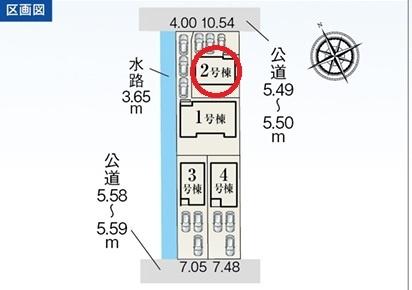 一宮市奥町公園西　2号棟　全4棟