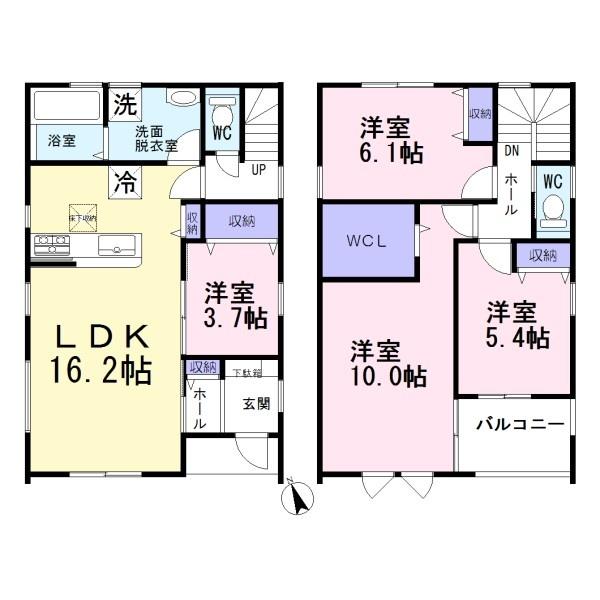 一宮市小信中島第5 1号棟 全2棟