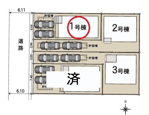 北名古屋市六ツ師第12　1号棟　全4棟