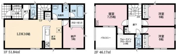 北名古屋市六ツ師第12　1号棟　全4棟