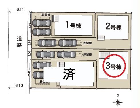 北名古屋市六ツ師第12　3号棟　全4棟