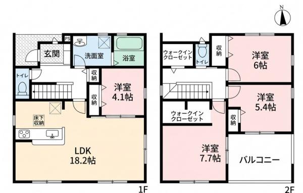 一宮市萩原町西御堂　1号棟　全3棟