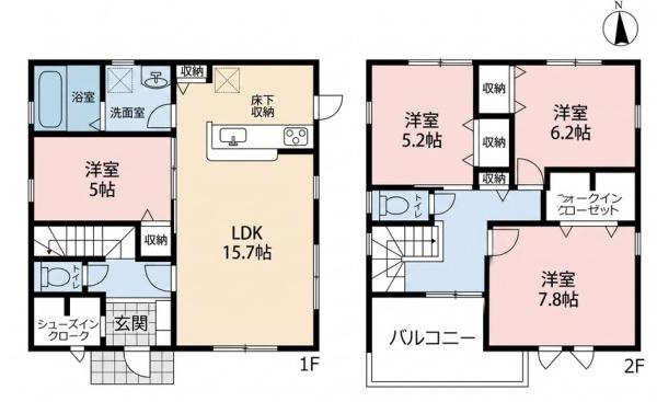 一宮市萩原町西御堂　3号棟　全3棟