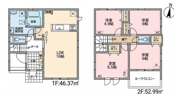 一宮市明地01期 5号棟 全9棟