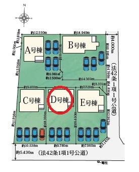 一宮市時之島37番　D号棟　全5棟