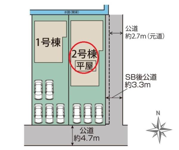 一宮市北方町北方　2号棟　全2棟