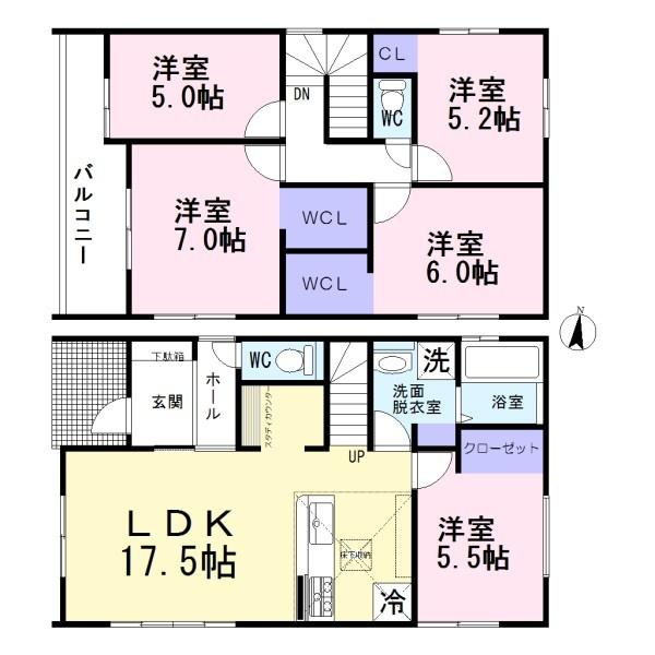 一宮市大和町5期 1号棟 全1棟