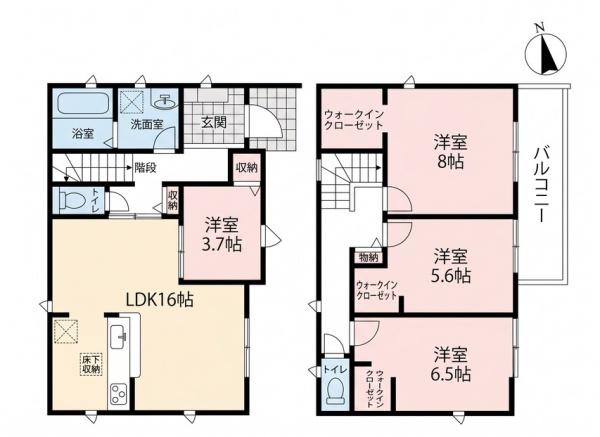 一宮市木曽川町玉ノ井 1号棟 全2棟