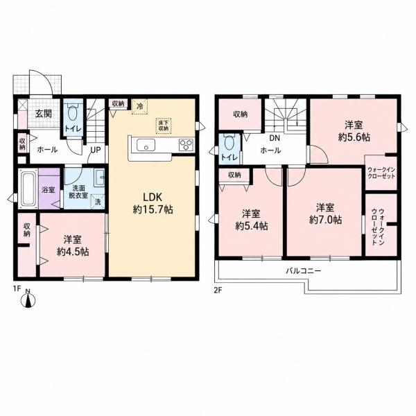 一宮市浅野字長島の新築一戸建