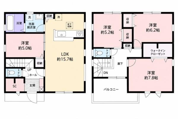 一宮市浅野字長島の新築一戸建