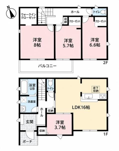 江南市勝佐町西町　2号棟　全6棟