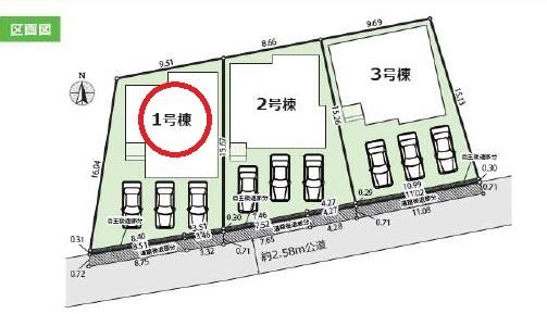 江南市東野町新田　1号棟　全3棟