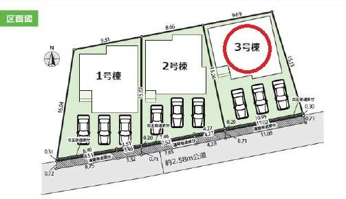 江南市東野町新田　3号棟　全3棟