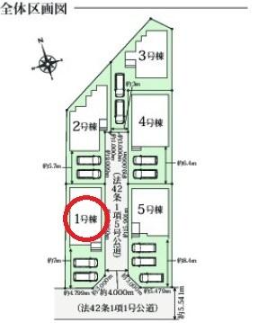 一宮市今伊勢町本神戸01期　1号棟　全5棟