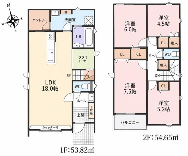 一宮市今伊勢町本神戸01期 1号棟 全5棟