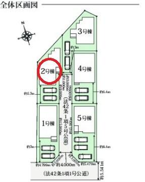 一宮市今伊勢町本神戸01期　2号棟　全5棟