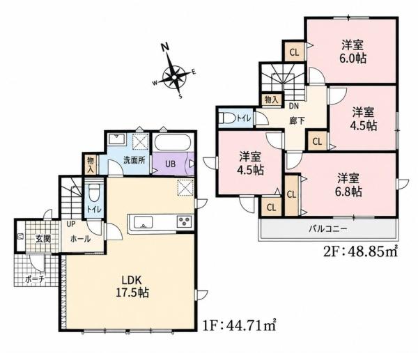 一宮市今伊勢町本神戸01期 3号棟 全5棟