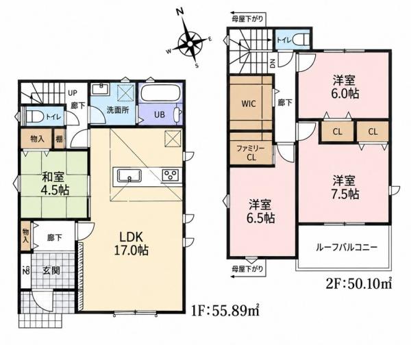 一宮市今伊勢町本神戸01期 4号棟 全5棟