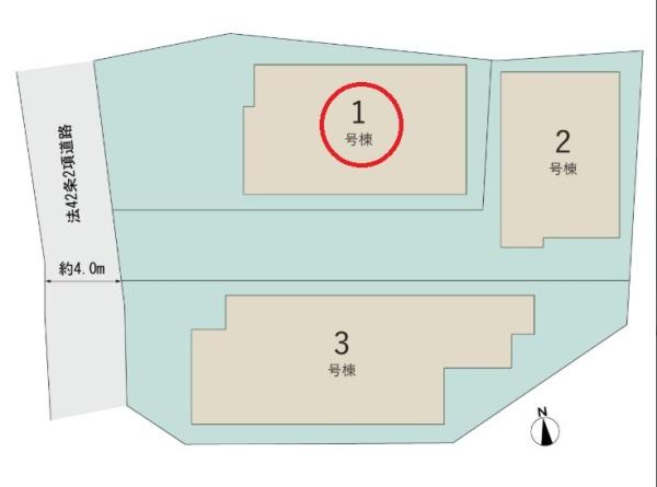 北名古屋市六ツ師9期　1号棟　全3棟