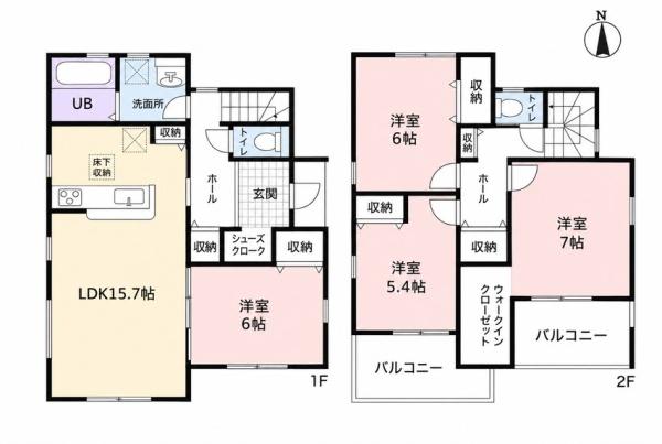 稲沢市福島町　1号棟　全4棟