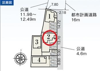 稲沢市福島町　2号棟　全4棟