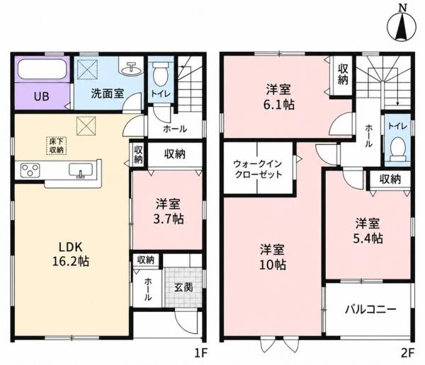 稲沢市福島町　3号棟　全4棟