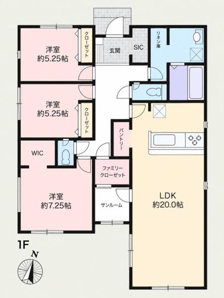 一宮市柚木颪 1号棟 全1棟