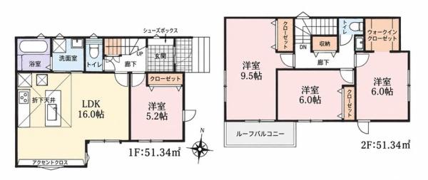 北名古屋市六ツ師南屋敷01期 2号棟 全5棟