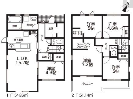 可児市土田往還北　4号棟