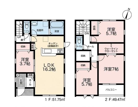 可児市第2今渡　2号棟