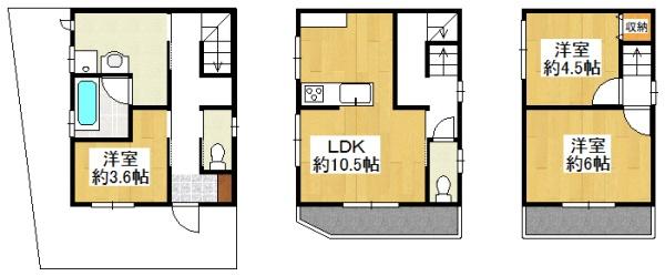東大阪市本庄１丁目の中古一戸建て