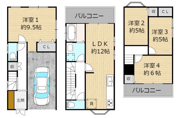 東大阪市東鴻池町１丁目の中古一戸建