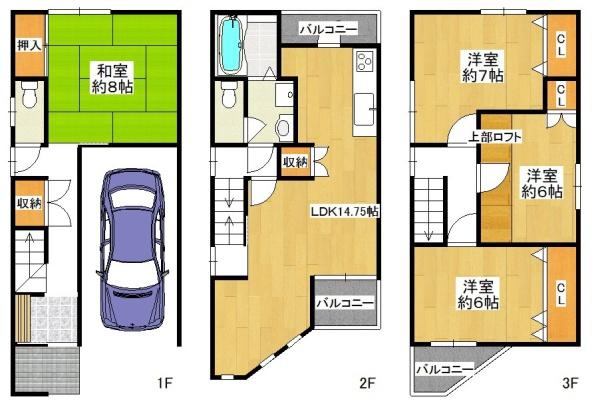 東大阪市加納１丁目の中古一戸建