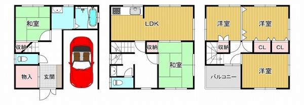 東大阪市新家２丁目の中古一戸建て
