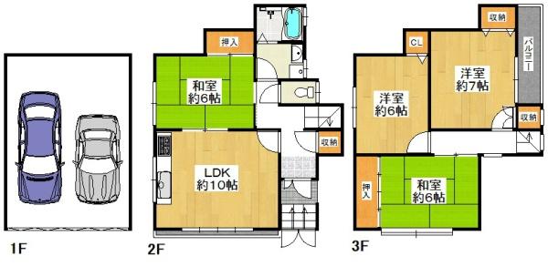 東大阪市上四条町の中古一戸建て