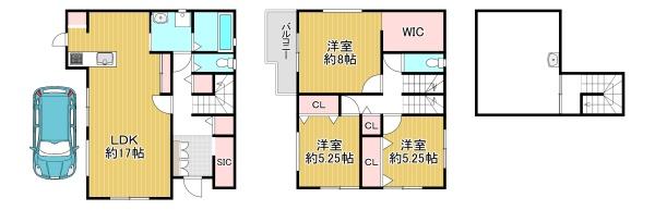 東大阪市西上小阪の新築一戸建