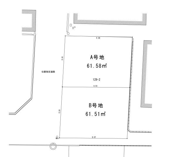 大東市赤井３丁目の売土地