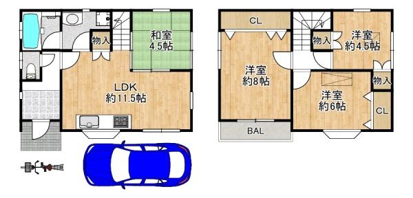 東大阪市新家２丁目の中古一戸建て