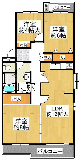 住道駅前住宅六号棟