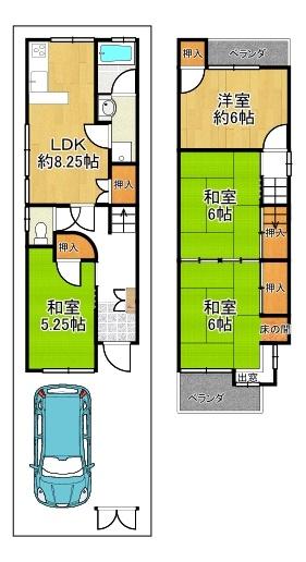 東大阪市中鴻池町２丁目の中古一戸建