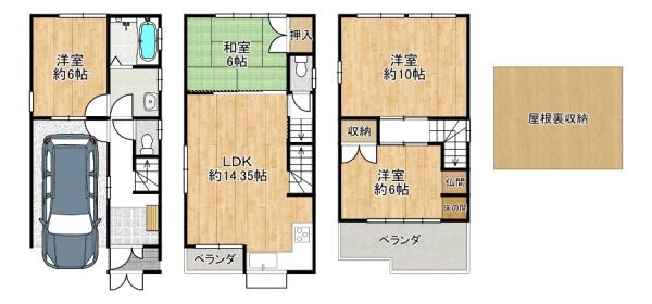 東大阪市善根寺町２丁目の中古一戸建