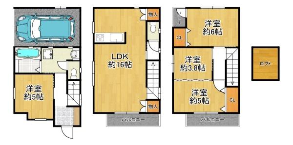 大東市平野屋２丁目の中古一戸建て