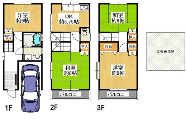 東大阪市東石切町５丁目の中古一戸建