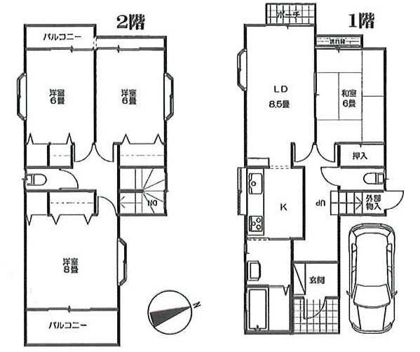 我孫子市南青山の中古一戸建