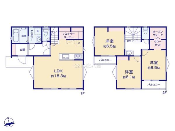 柏市篠籠田の新築一戸建
