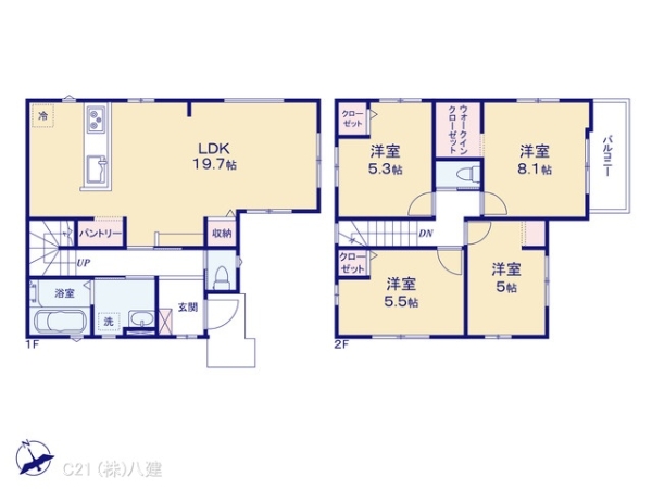 松戸市八ケ崎６丁目の新築一戸建