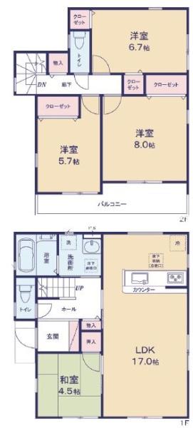 柏市増尾４丁目の新築一戸建