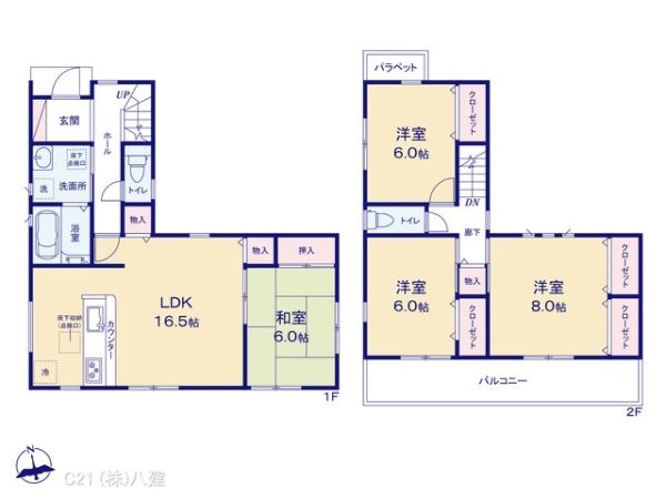 流山市名都借の新築一戸建
