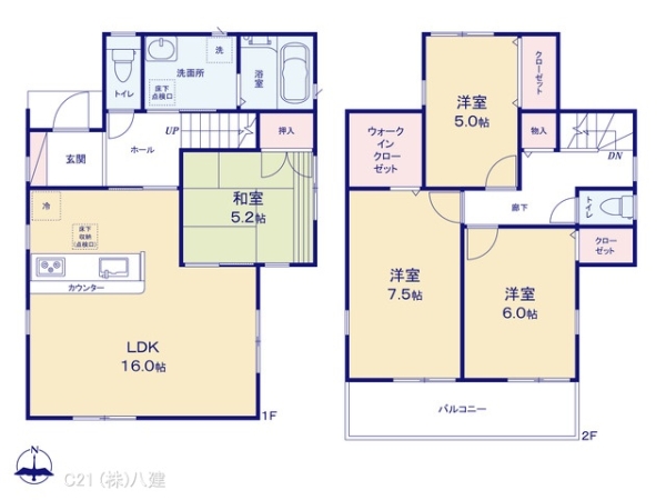 柏市増尾４丁目の新築一戸建