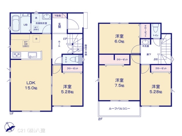 柏市かやの町の新築一戸建